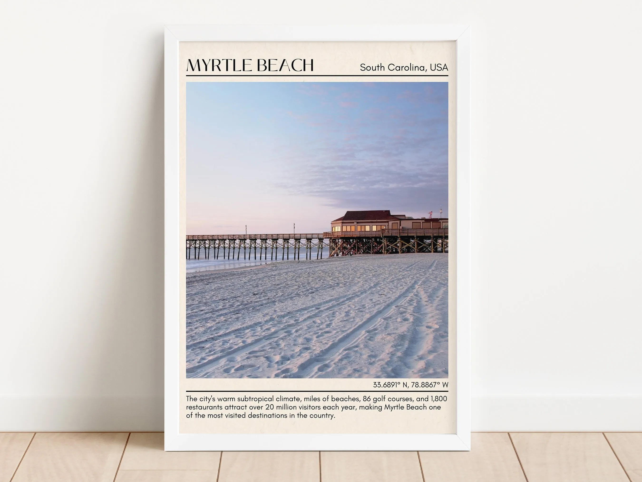 Myrtle Beach Wall Canvas, USA