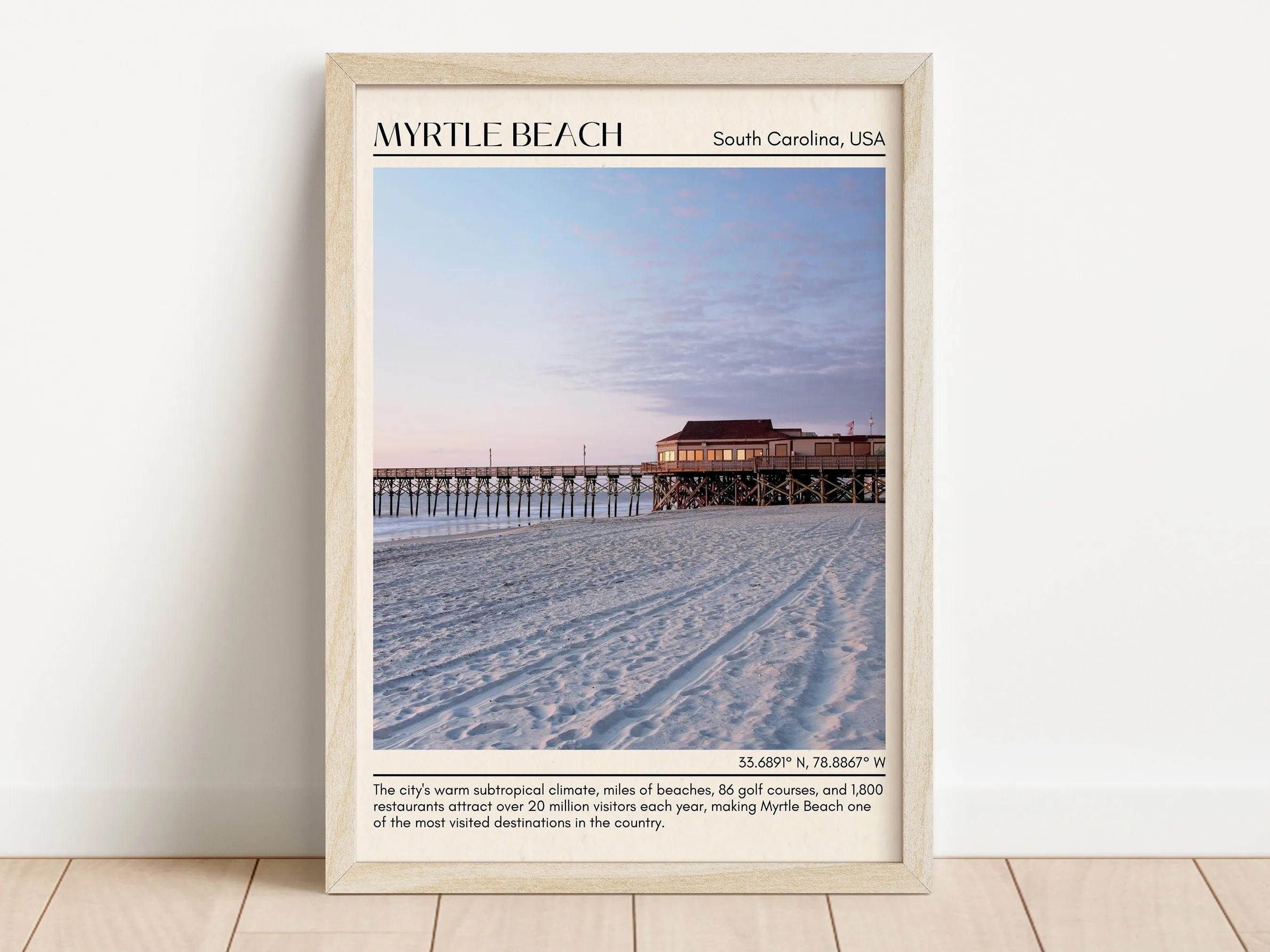 Myrtle Beach Wall Canvas, USA