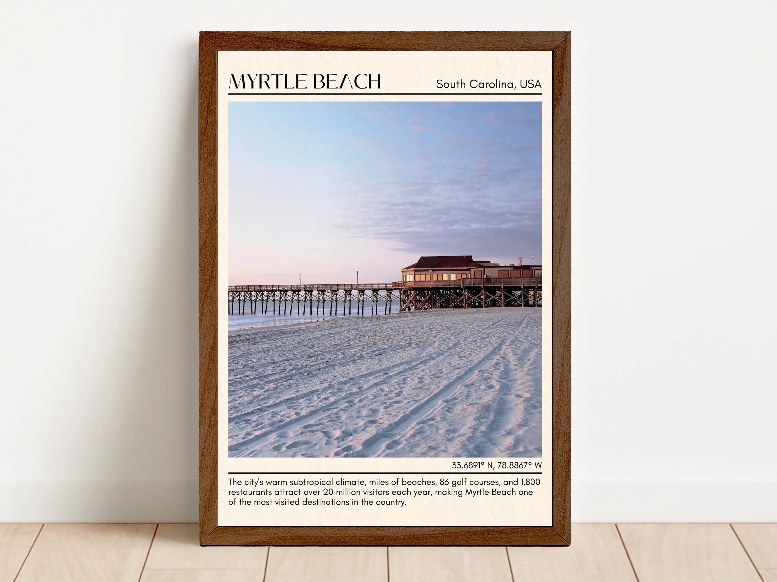 Myrtle Beach Wall Canvas, USA