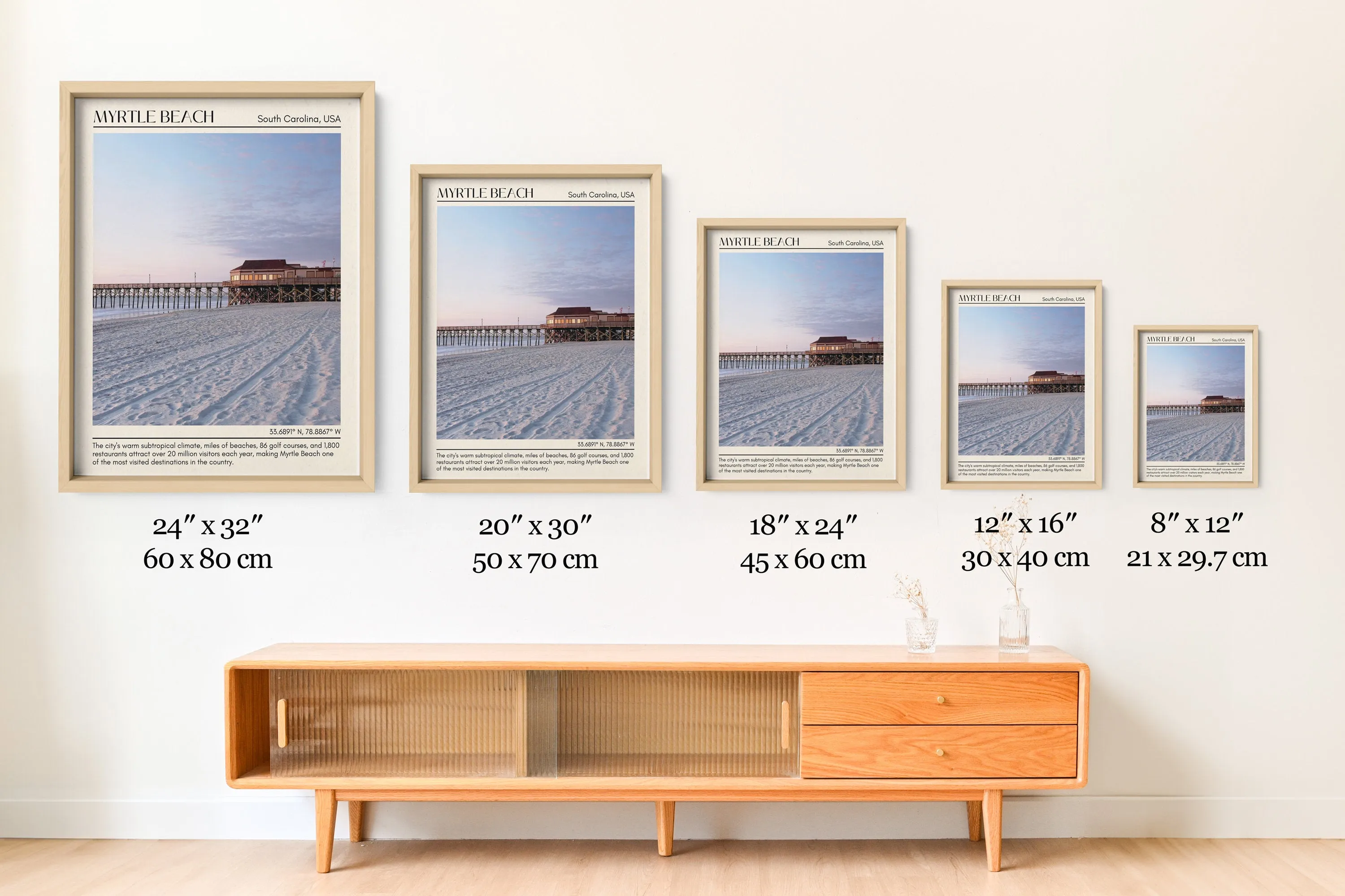 Myrtle Beach Wall Canvas, USA