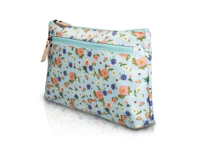 Nathalie Lete Flat Pouch - Floral Mint