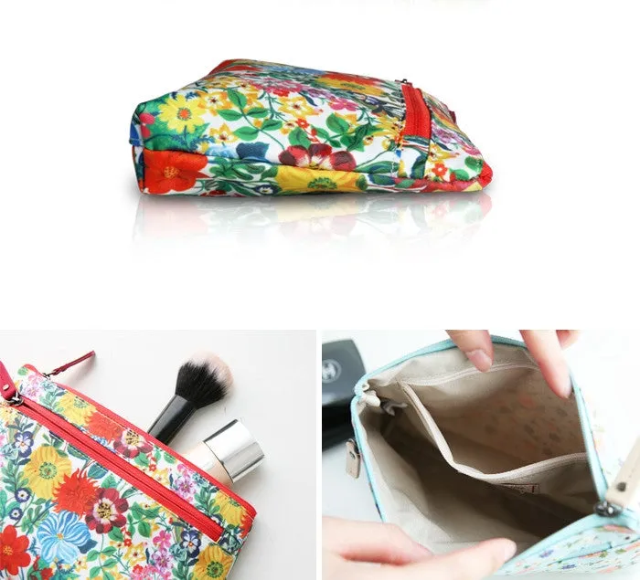 Nathalie Lete Flat Pouch - Flowers