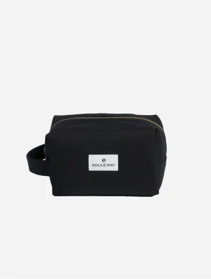 Natural Cotton Canvas Classic Washbag S | Night Black