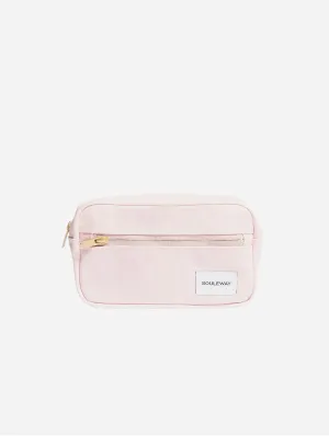 Natural Cotton Canvas Hip Bag | Blush Pink