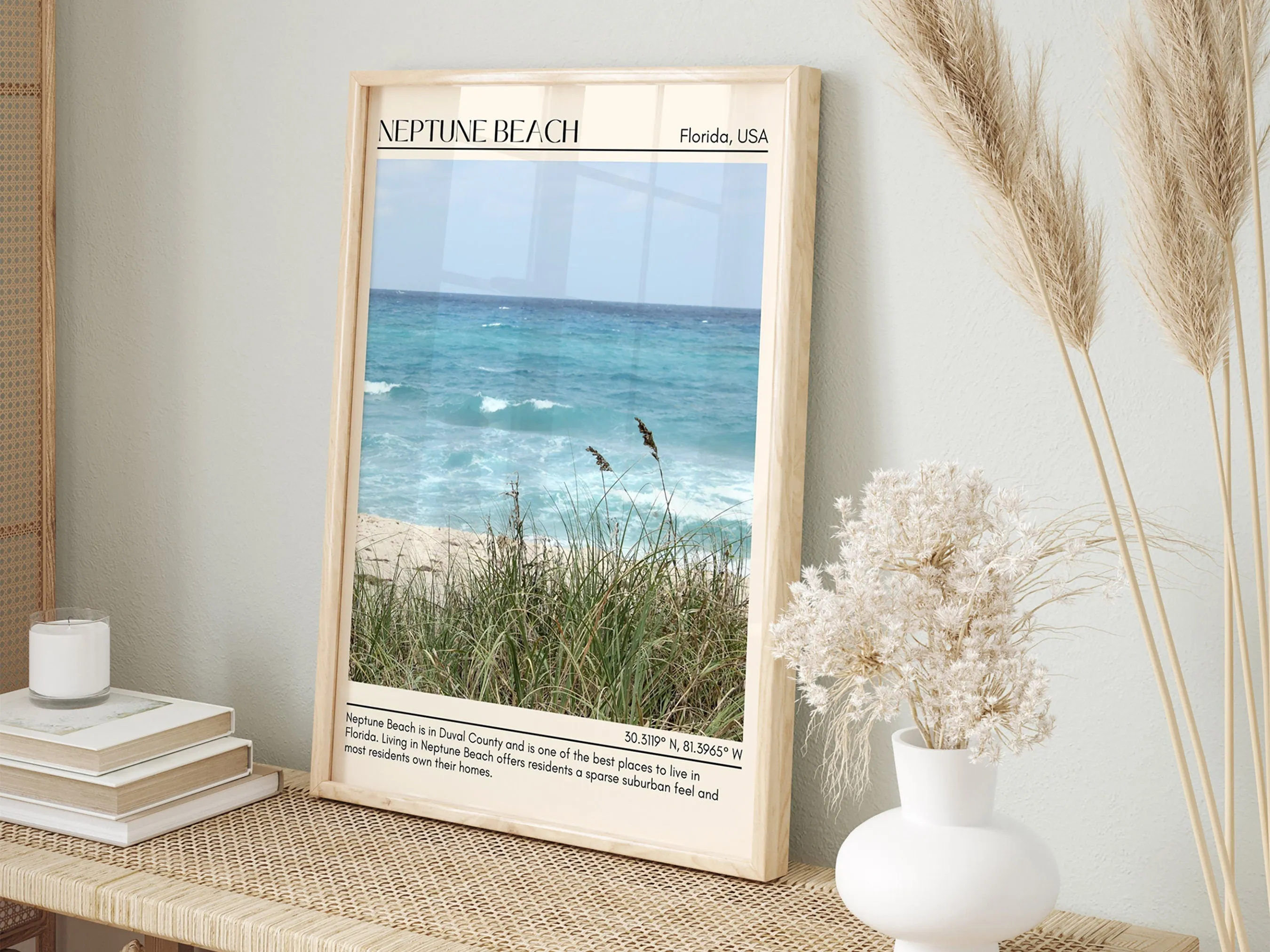 Neptune Beach Wall Canvas, USA