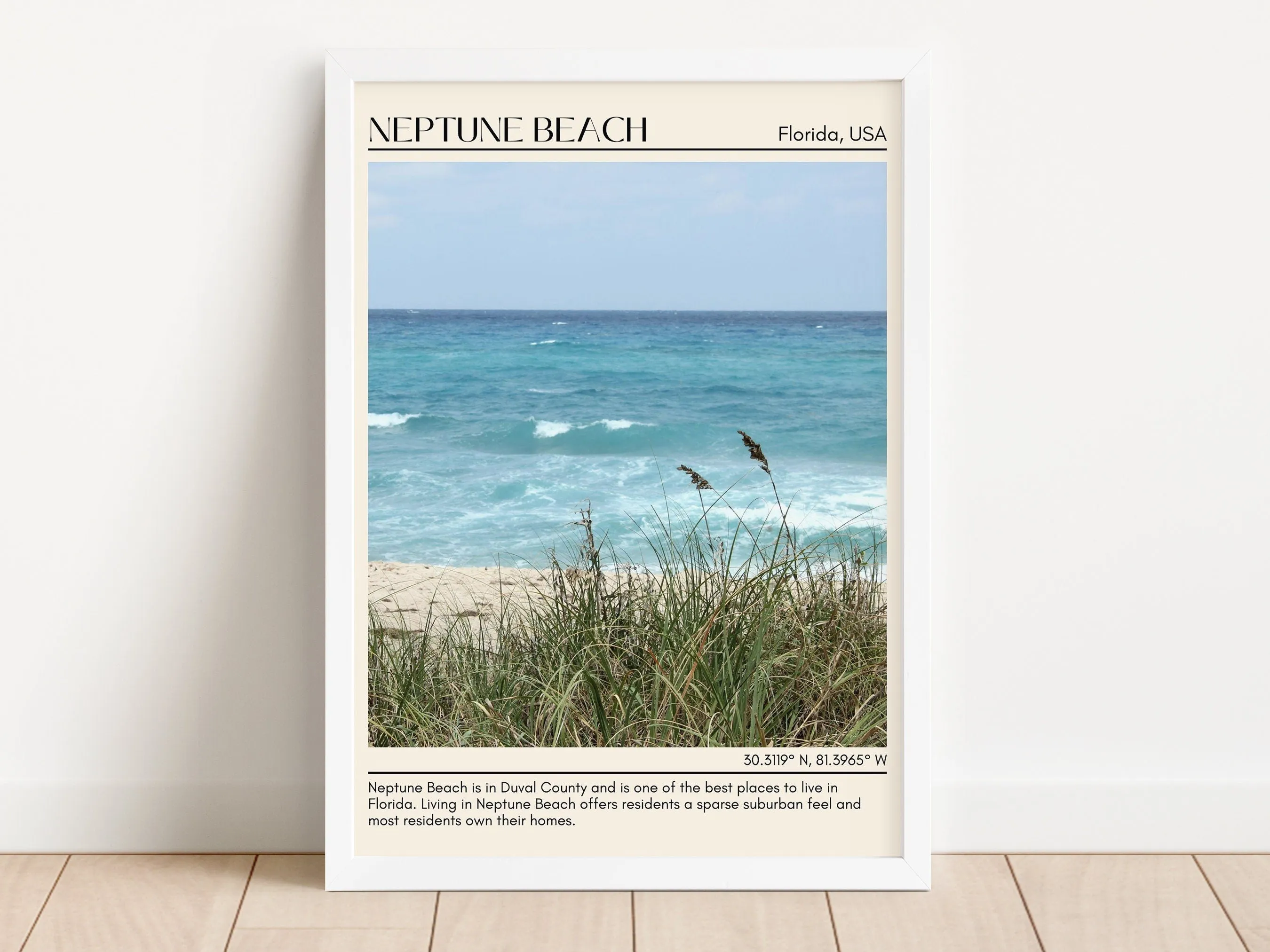 Neptune Beach Wall Canvas, USA