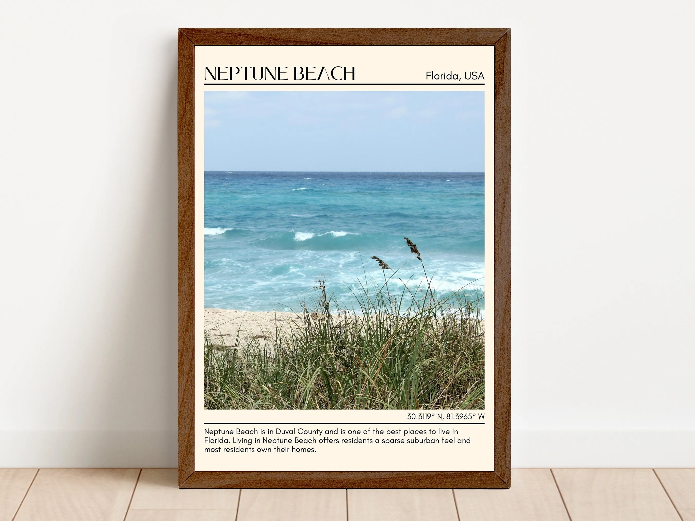 Neptune Beach Wall Canvas, USA