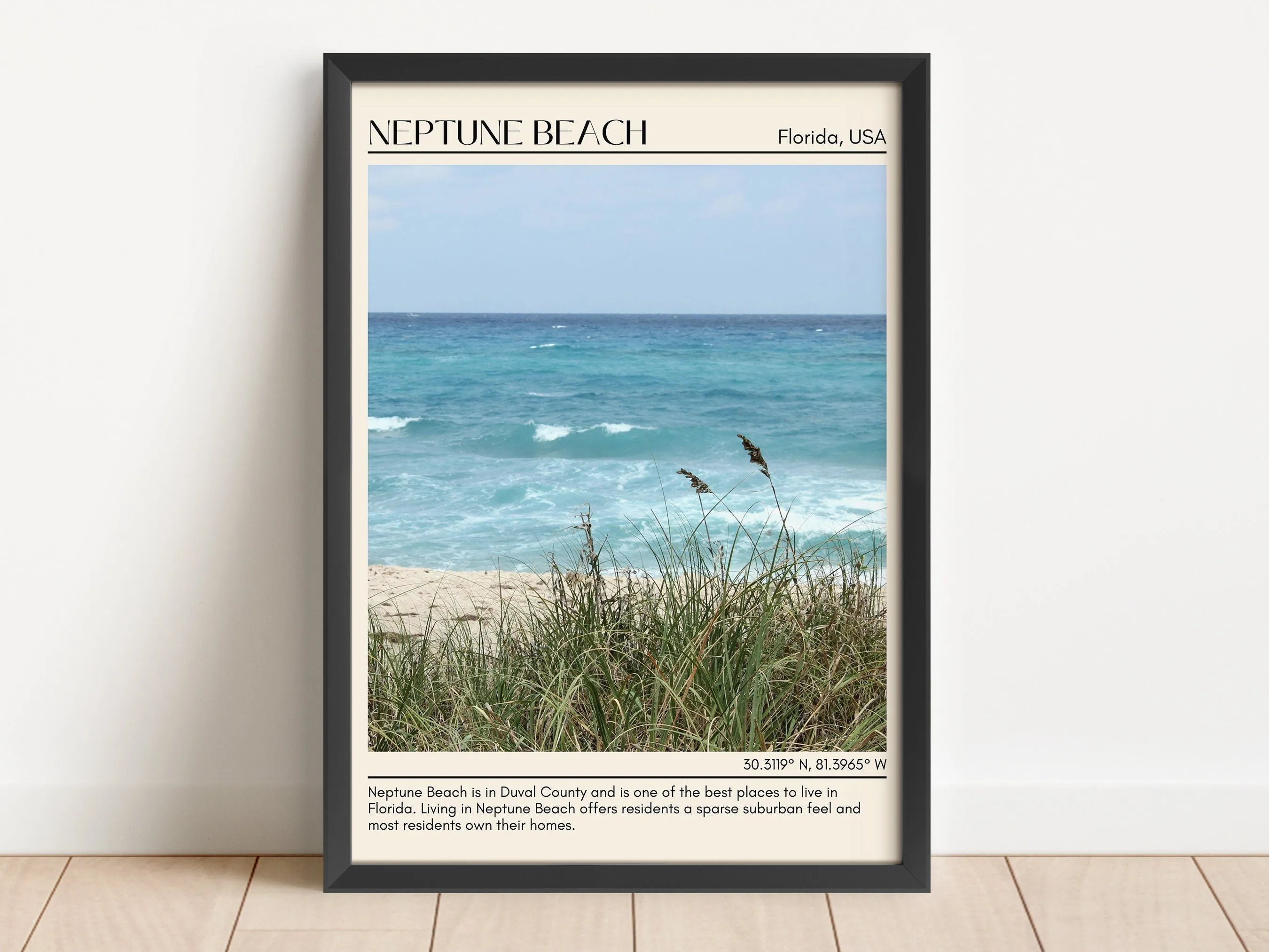 Neptune Beach Wall Canvas, USA