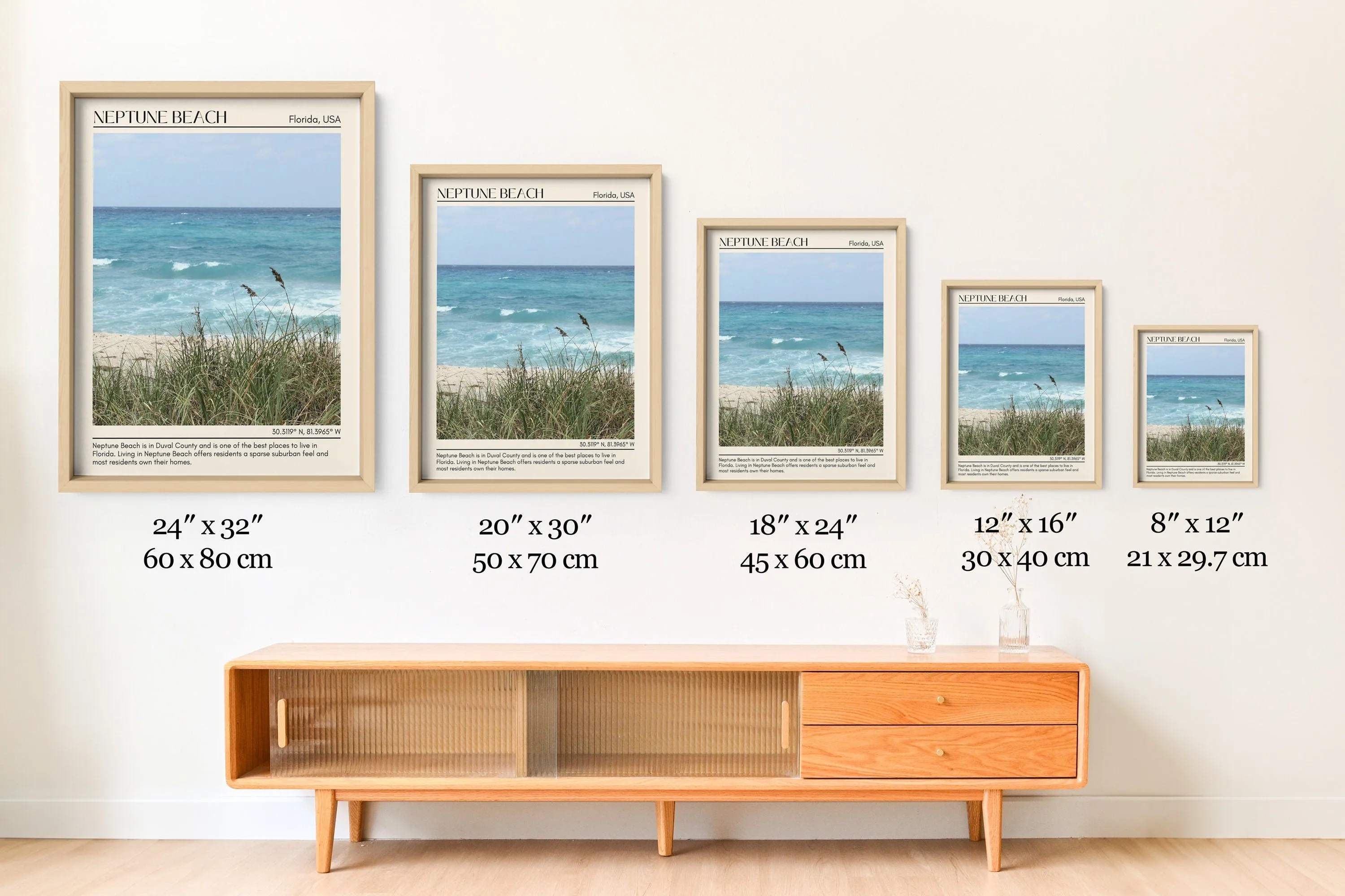 Neptune Beach Wall Canvas, USA