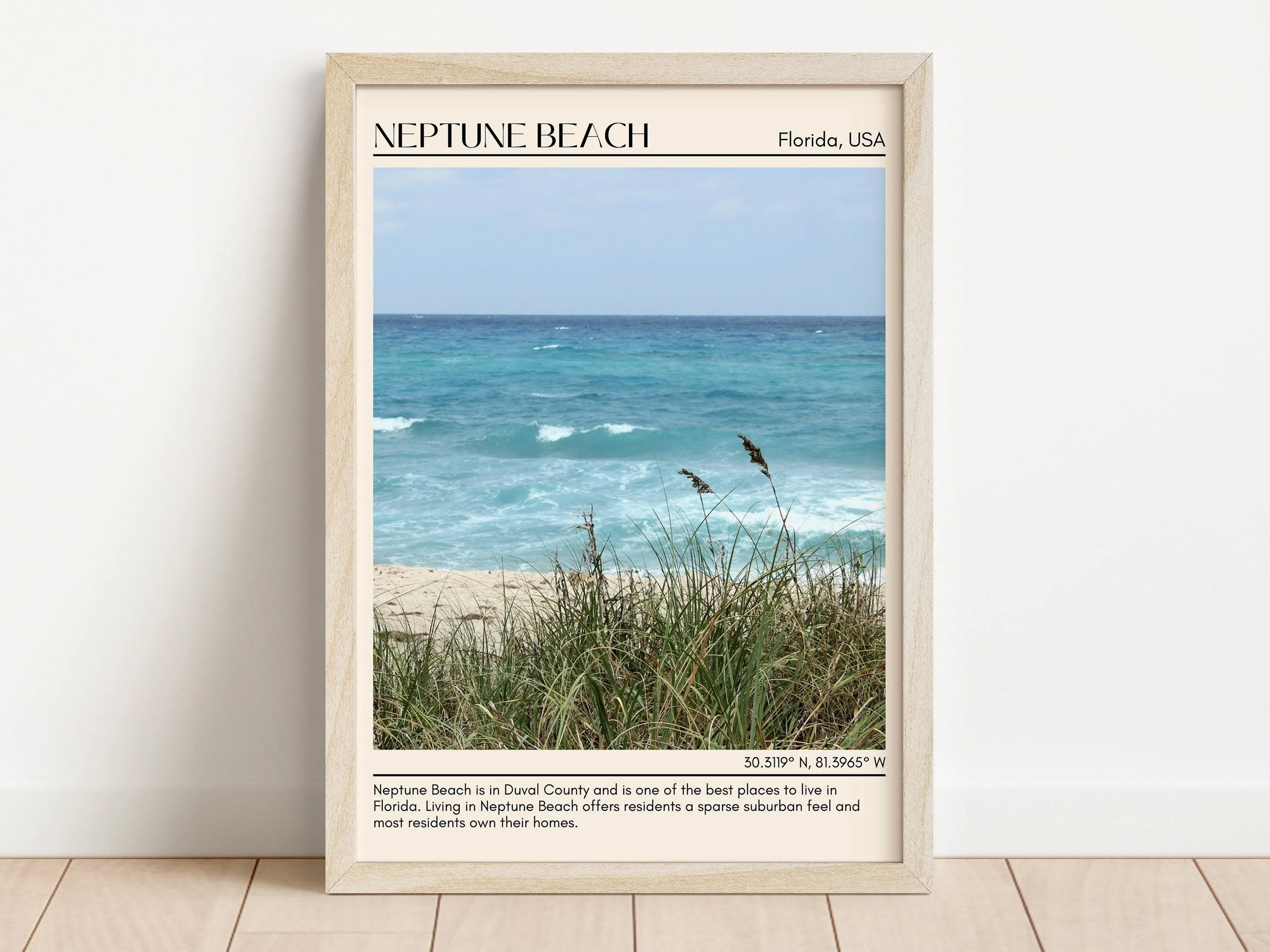Neptune Beach Wall Canvas, USA
