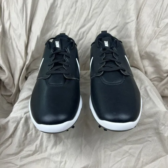 Nike Roshe G Tour‎ (W) Golf Shoes Mens 8.5 Black White Soft Spikes AR5579-001