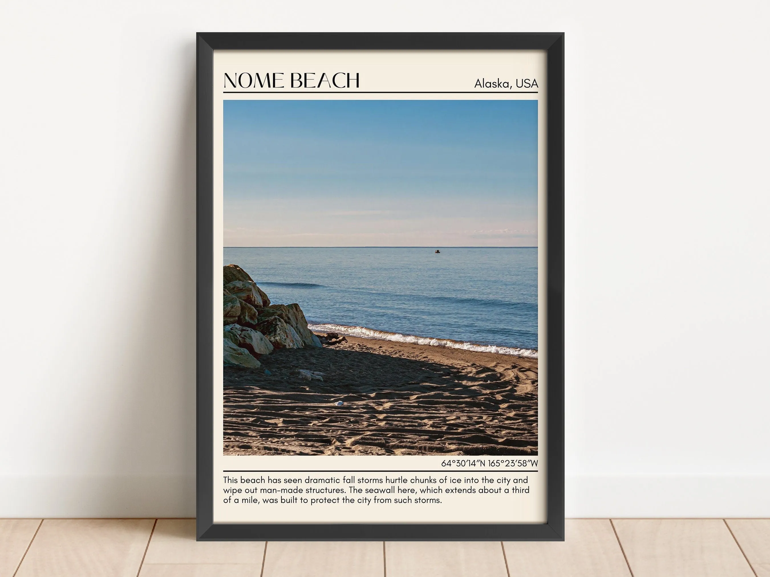 Nome Beach Wall Art Canvas, USA