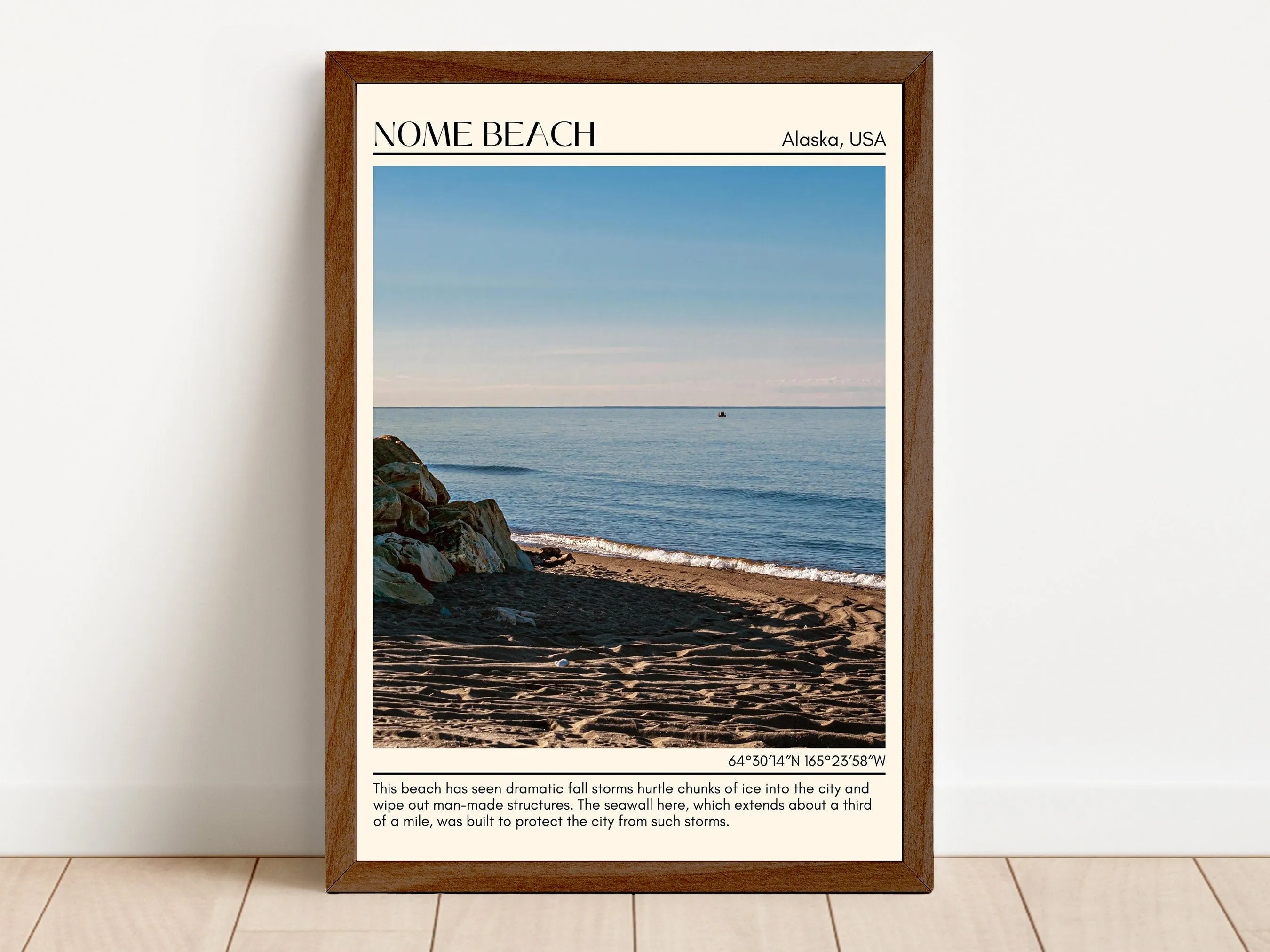Nome Beach Wall Art Canvas, USA