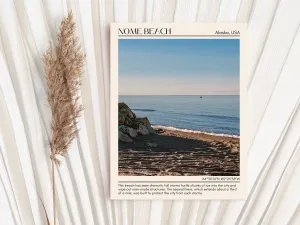 Nome Beach Wall Art Canvas, USA