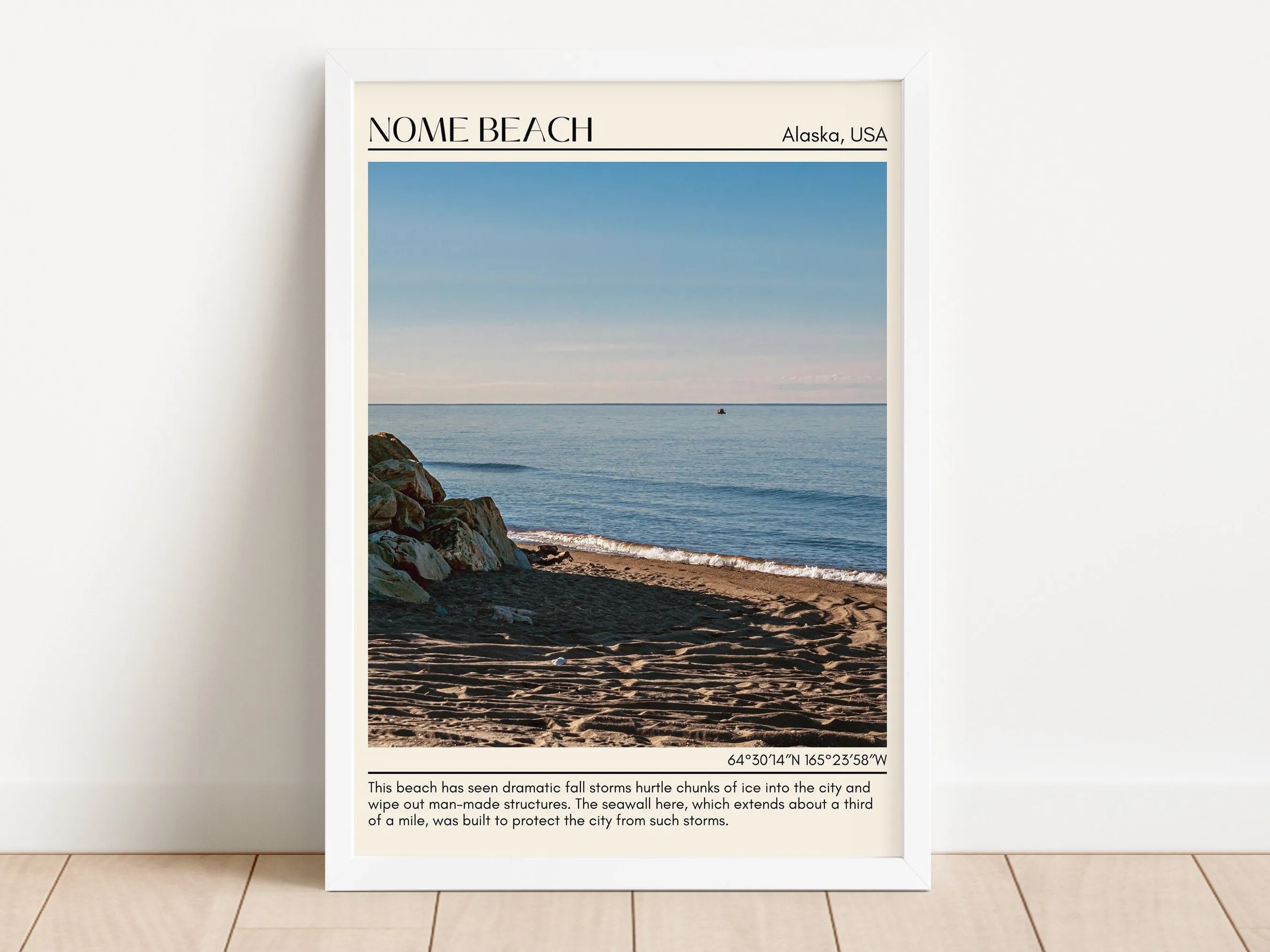 Nome Beach Wall Art Canvas, USA