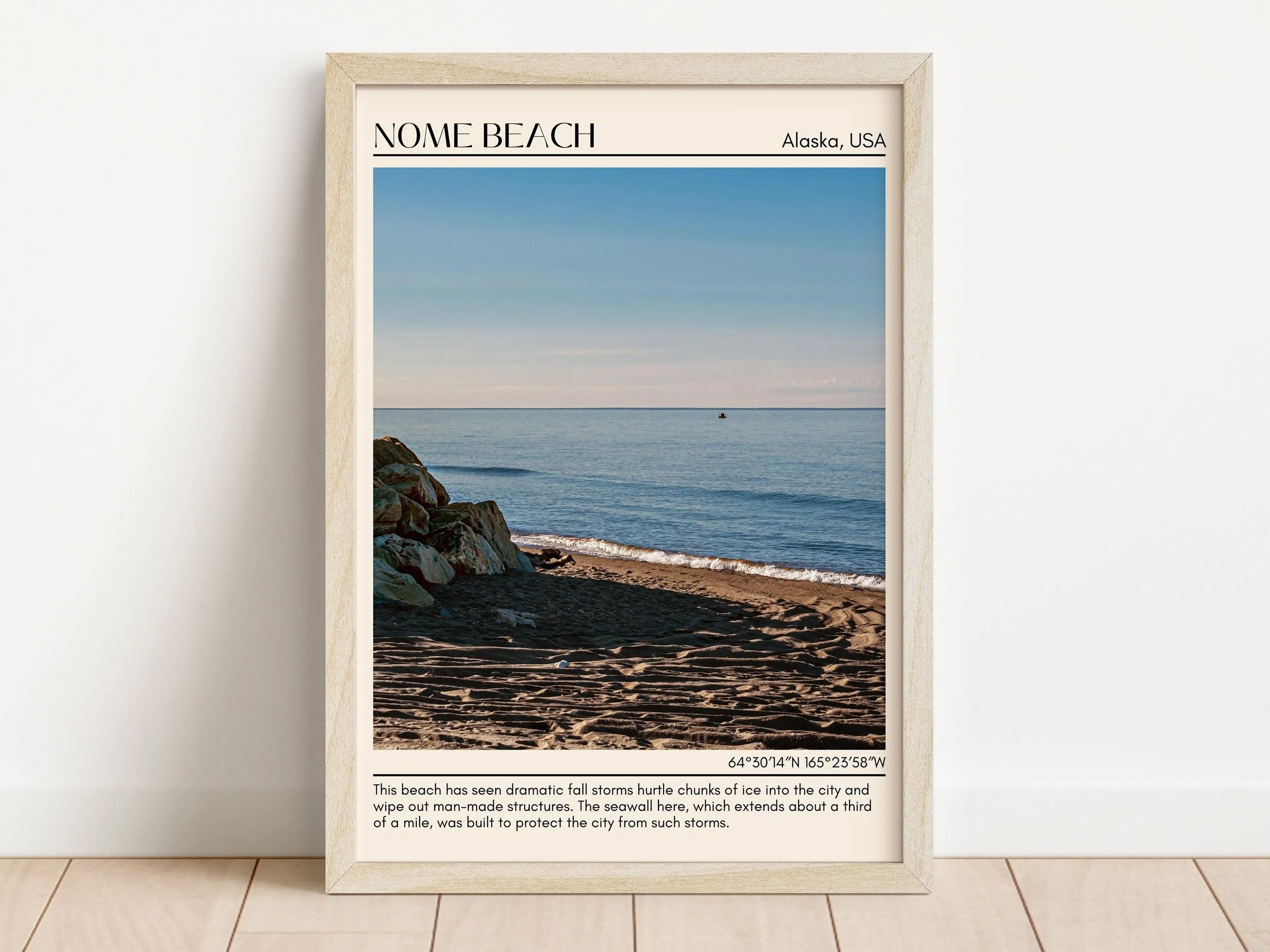 Nome Beach Wall Art Canvas, USA