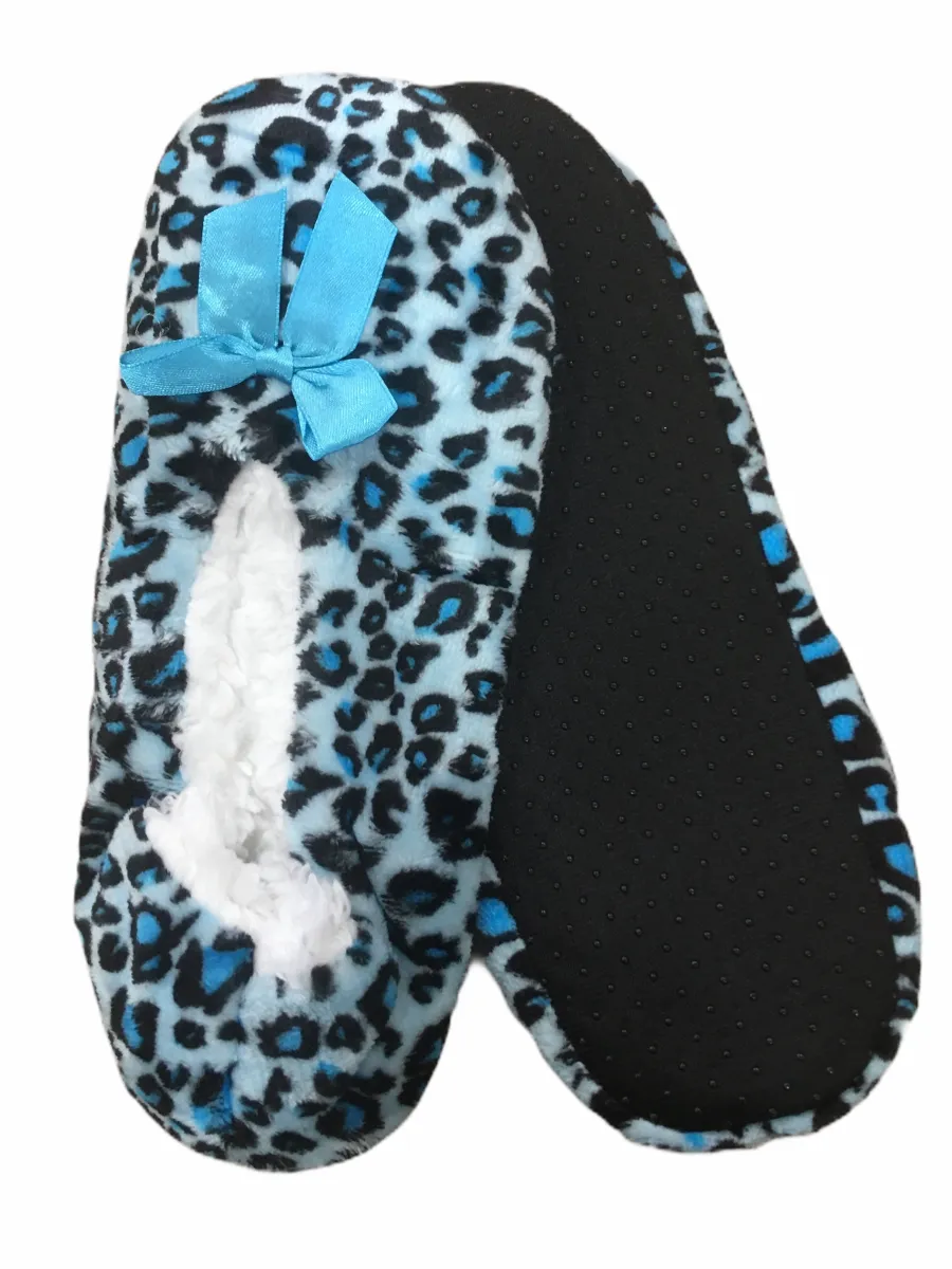 Non Slip Winter Slippers - Aqua*