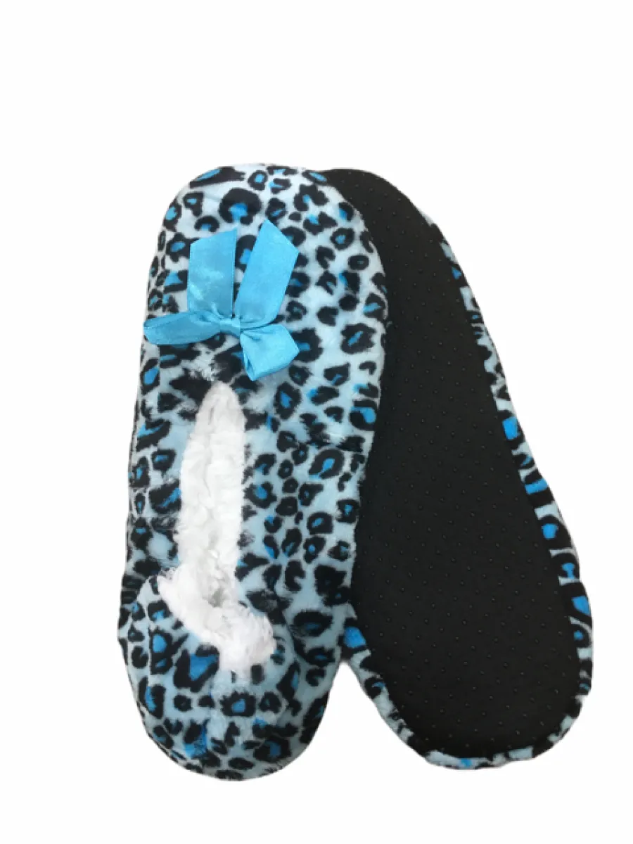 Non Slip Winter Slippers - Aqua*