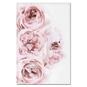 Nordic Decor Pink Peony Love Wall Art