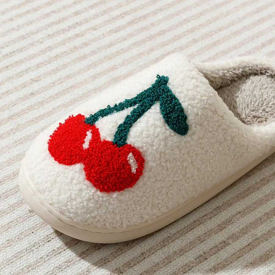 Nyla Cherry Slippers
