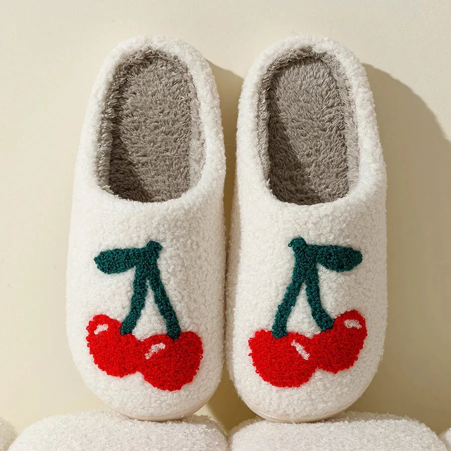 Nyla Cherry Slippers