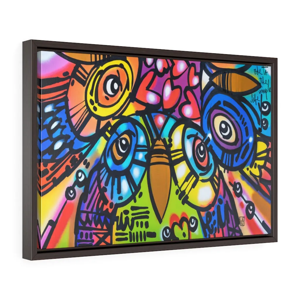 Ode to the Simple Life - Lebo Framed Premium Gallery Wrap Canvas