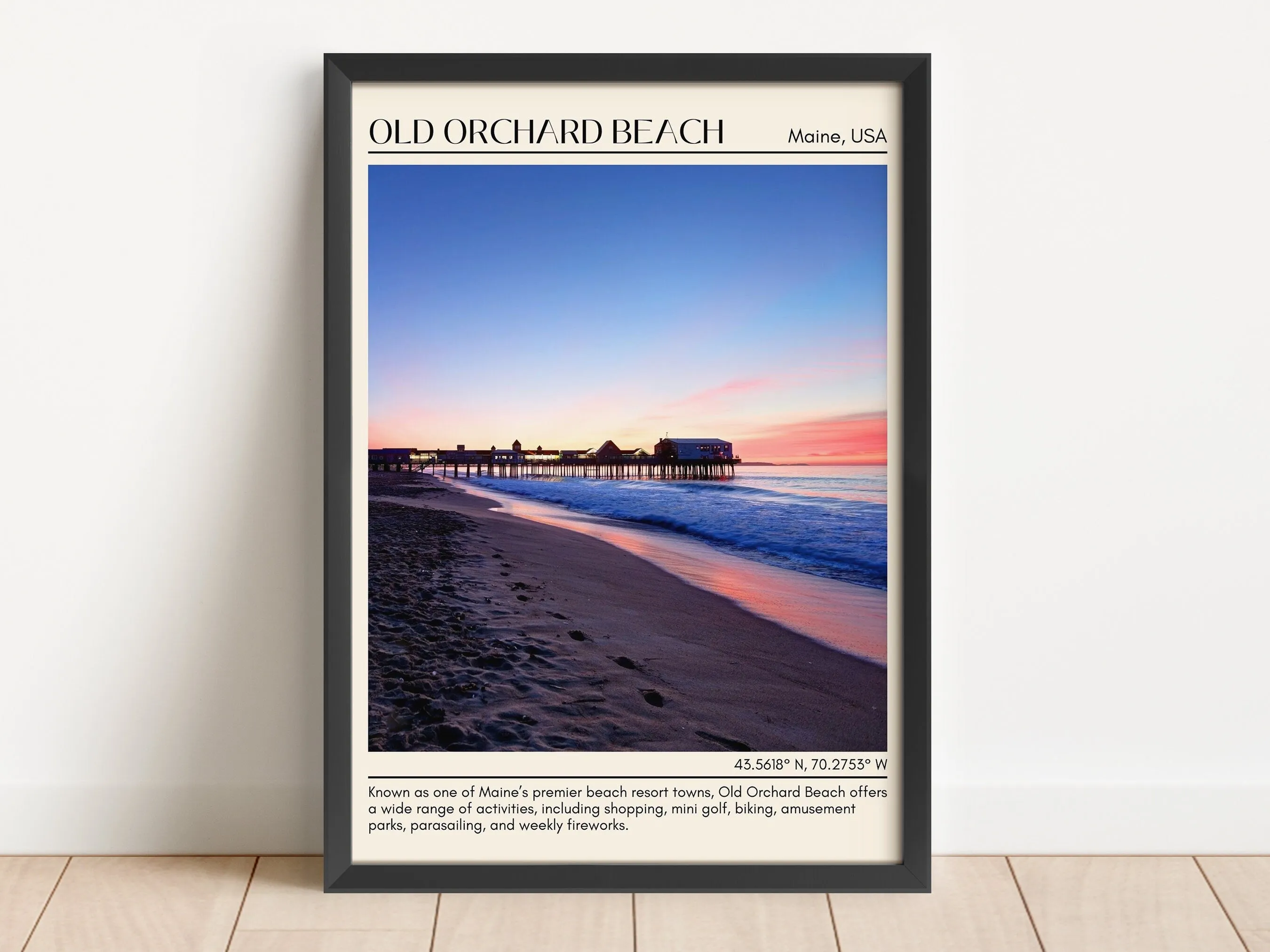 Old Orchard Beach Wall Canvas, USA