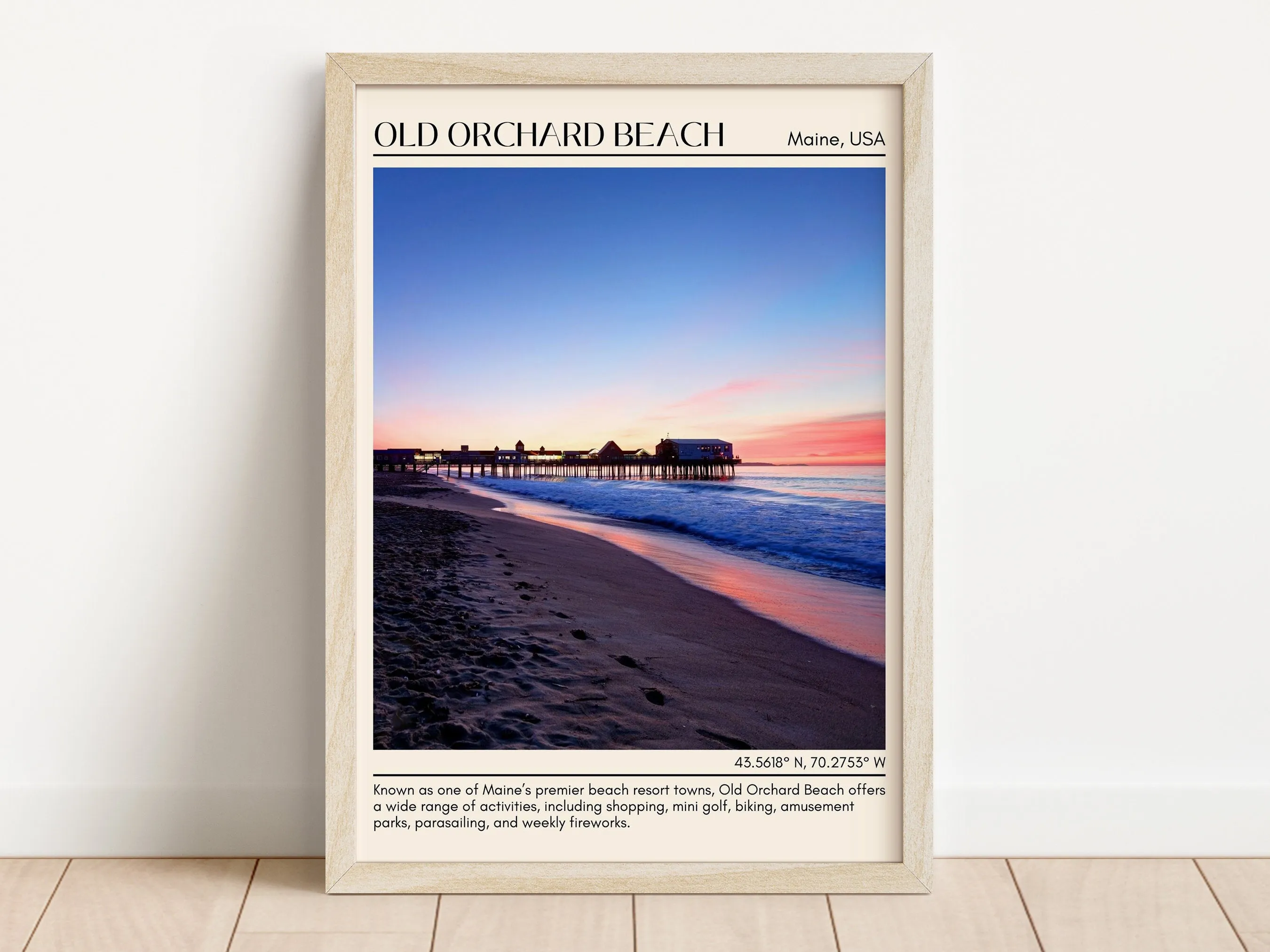 Old Orchard Beach Wall Canvas, USA