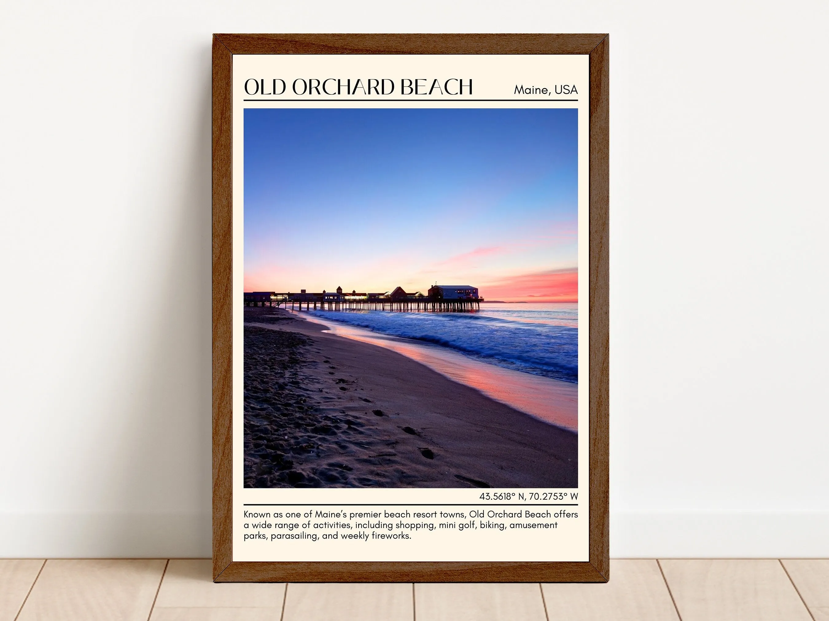Old Orchard Beach Wall Canvas, USA