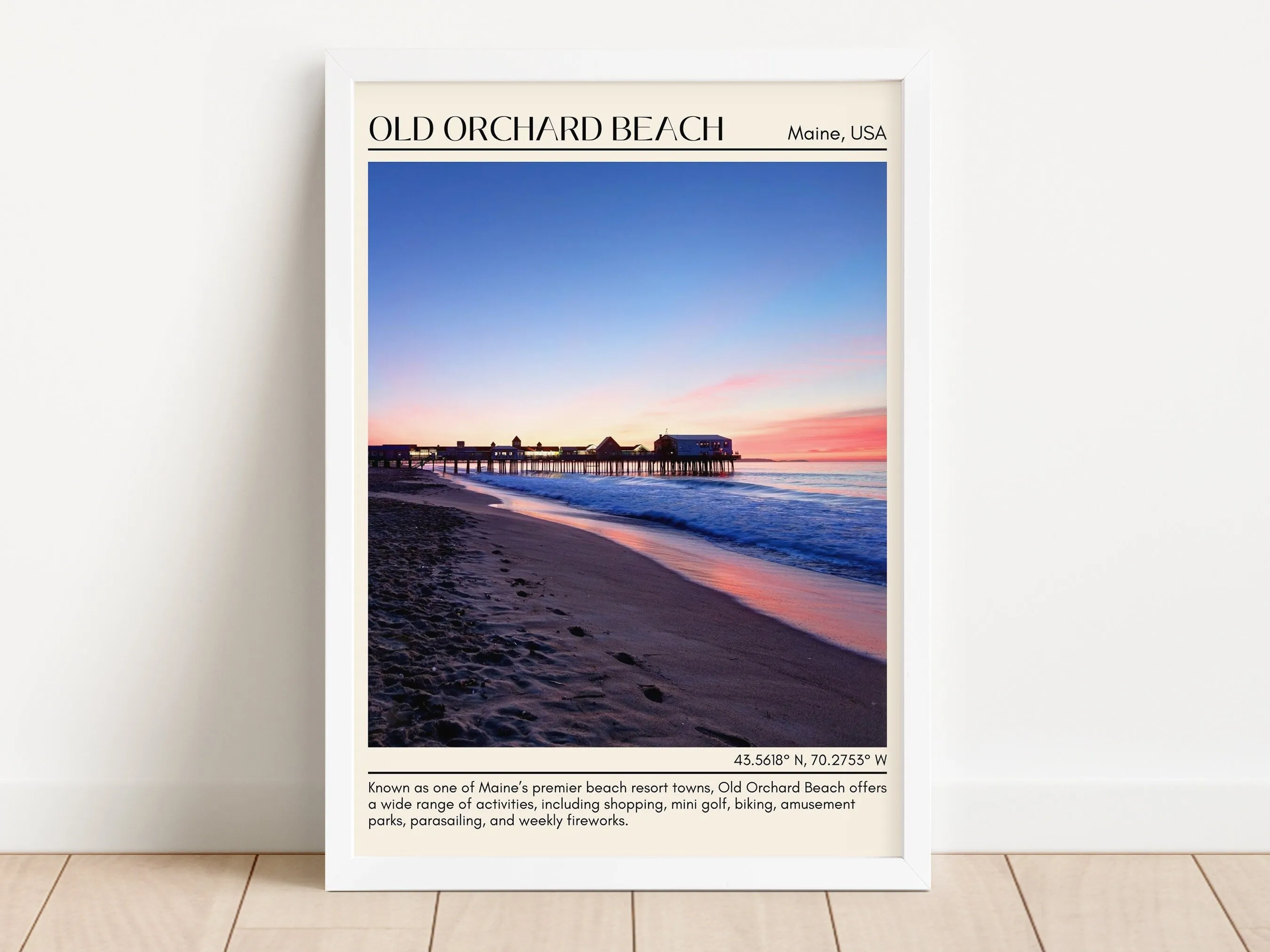 Old Orchard Beach Wall Canvas, USA