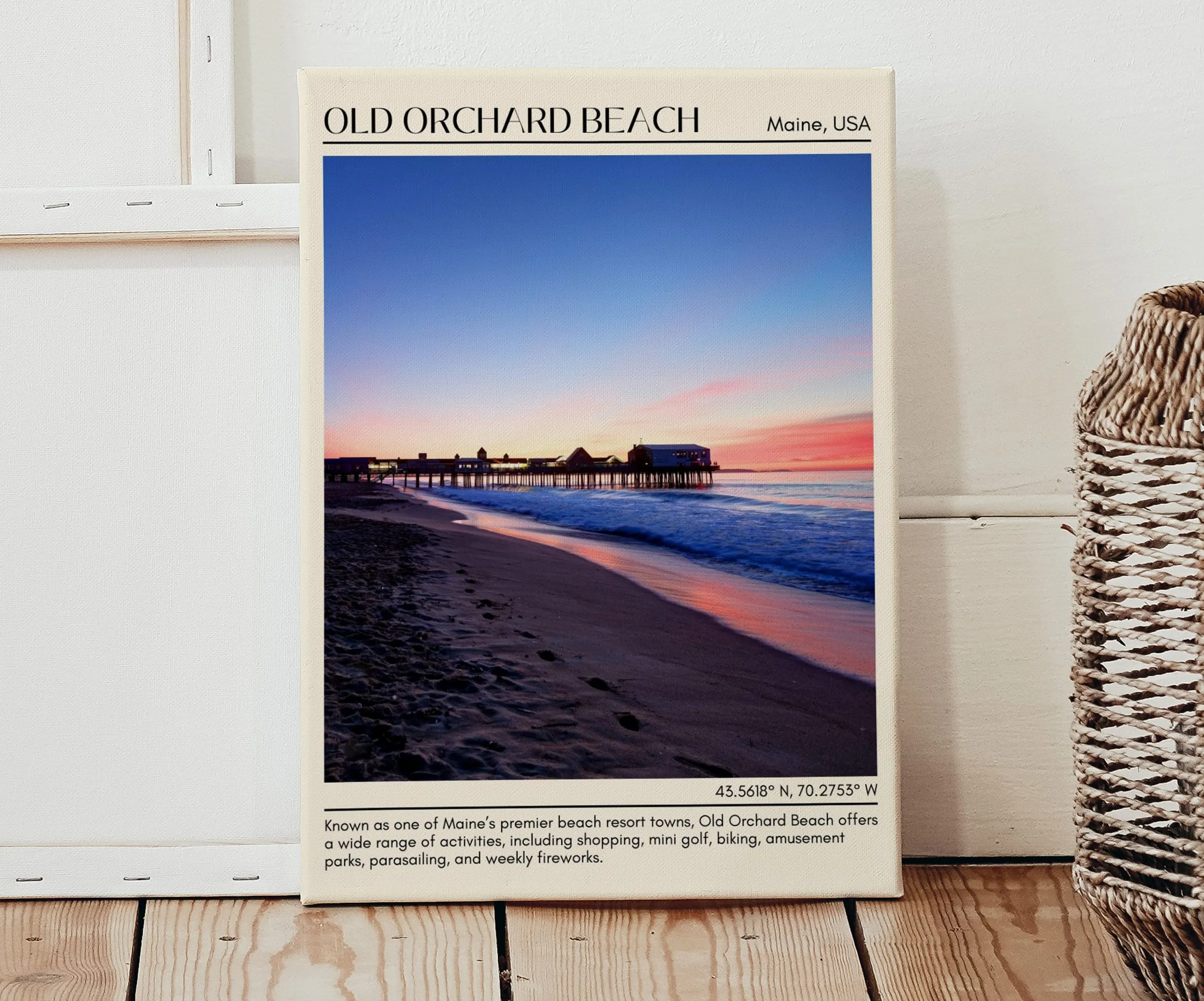 Old Orchard Beach Wall Canvas, USA