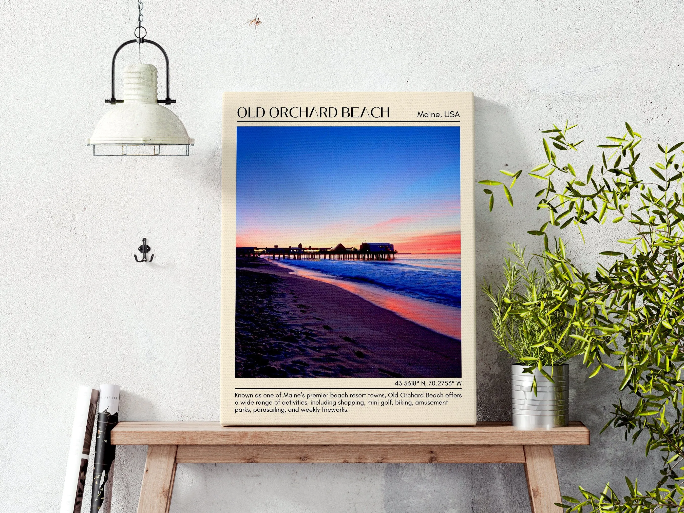 Old Orchard Beach Wall Canvas, USA