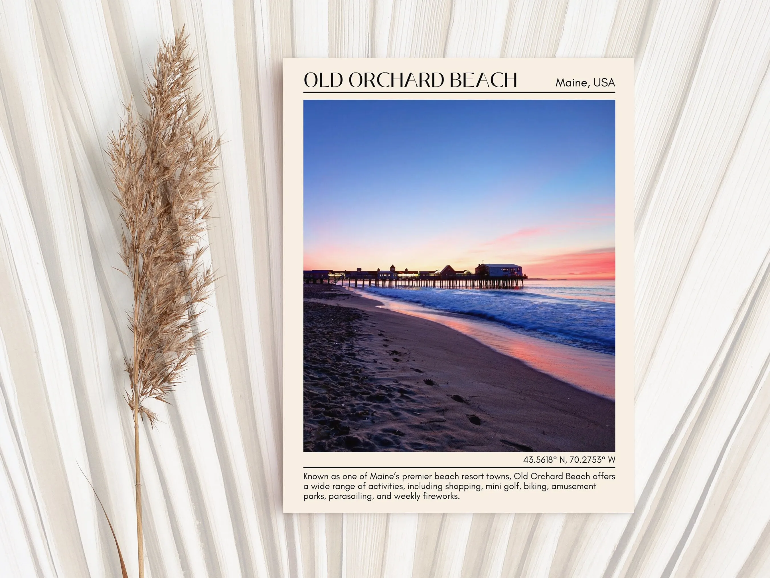 Old Orchard Beach Wall Canvas, USA