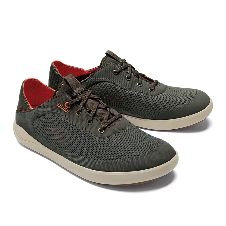OluKai Mens Moku Pae Shoes - Island Salt / Koi