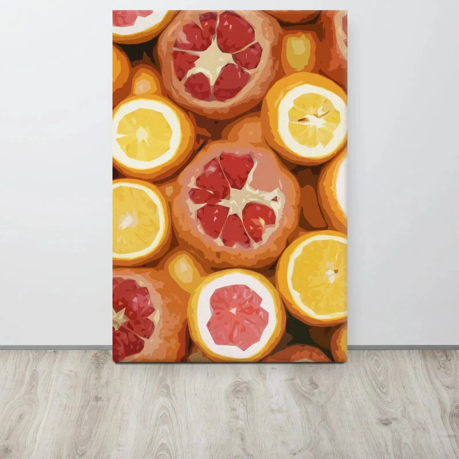 Orange You Glad? – A Zesty Canvas Print for a Fresh Burst of Color - Orange Art