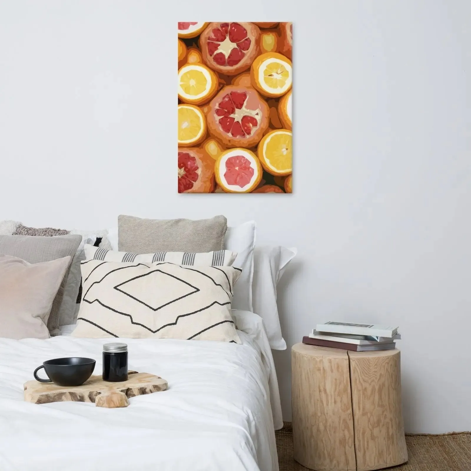 Orange You Glad? – A Zesty Canvas Print for a Fresh Burst of Color - Orange Art