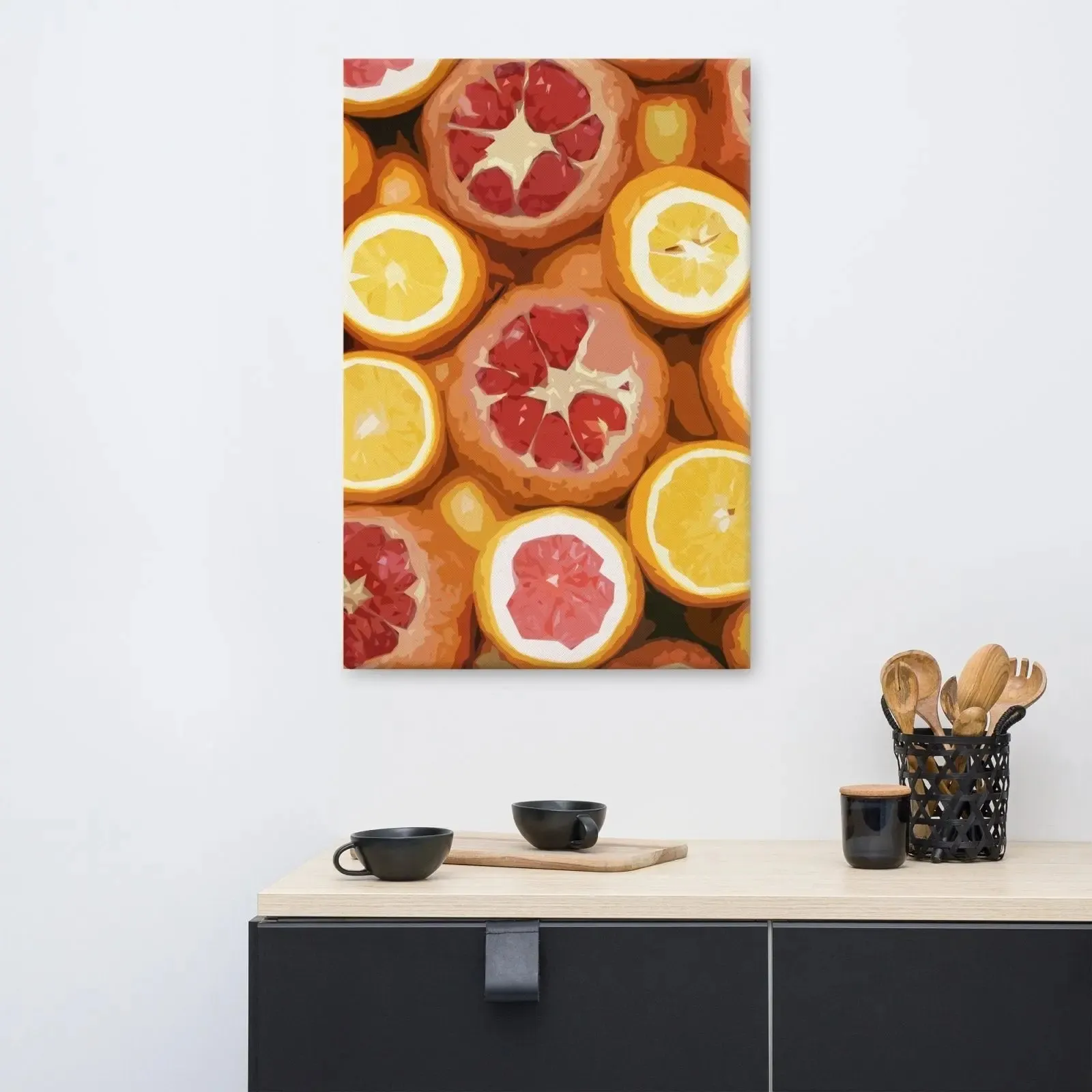 Orange You Glad? – A Zesty Canvas Print for a Fresh Burst of Color - Orange Art