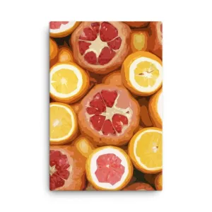 Orange You Glad? – A Zesty Canvas Print for a Fresh Burst of Color - Orange Art