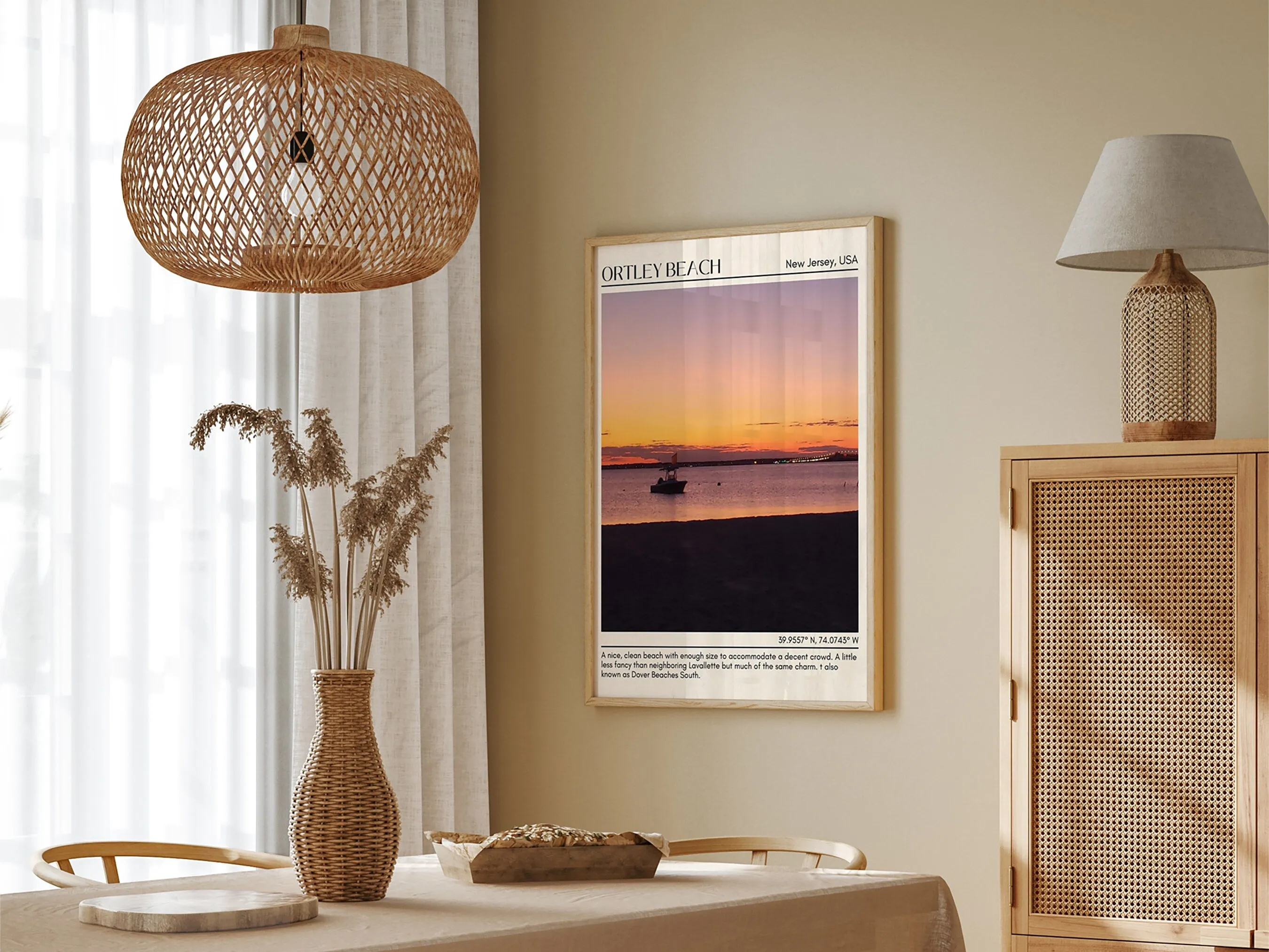 Ortley Beach Wall Canvas, USA