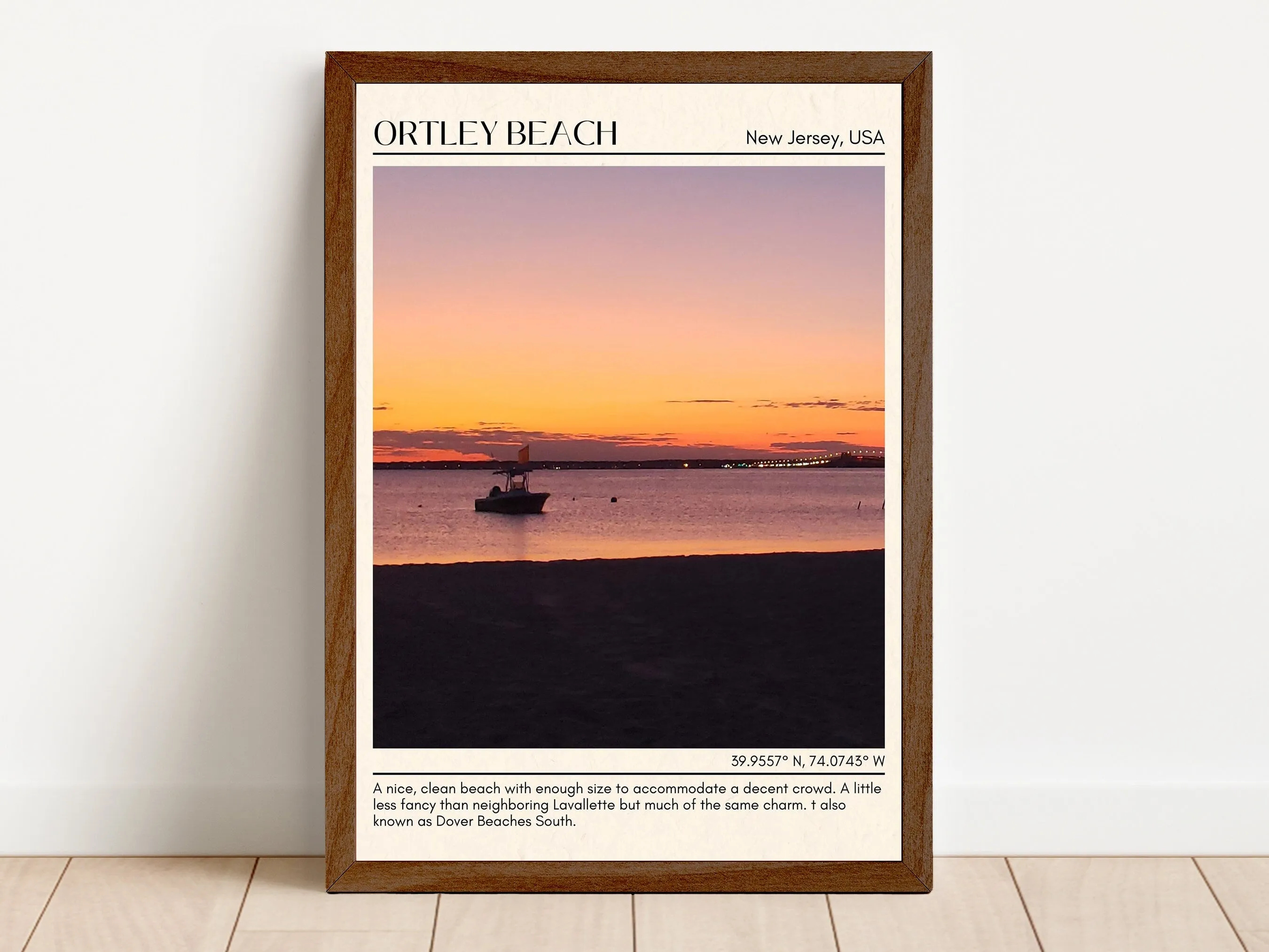 Ortley Beach Wall Canvas, USA