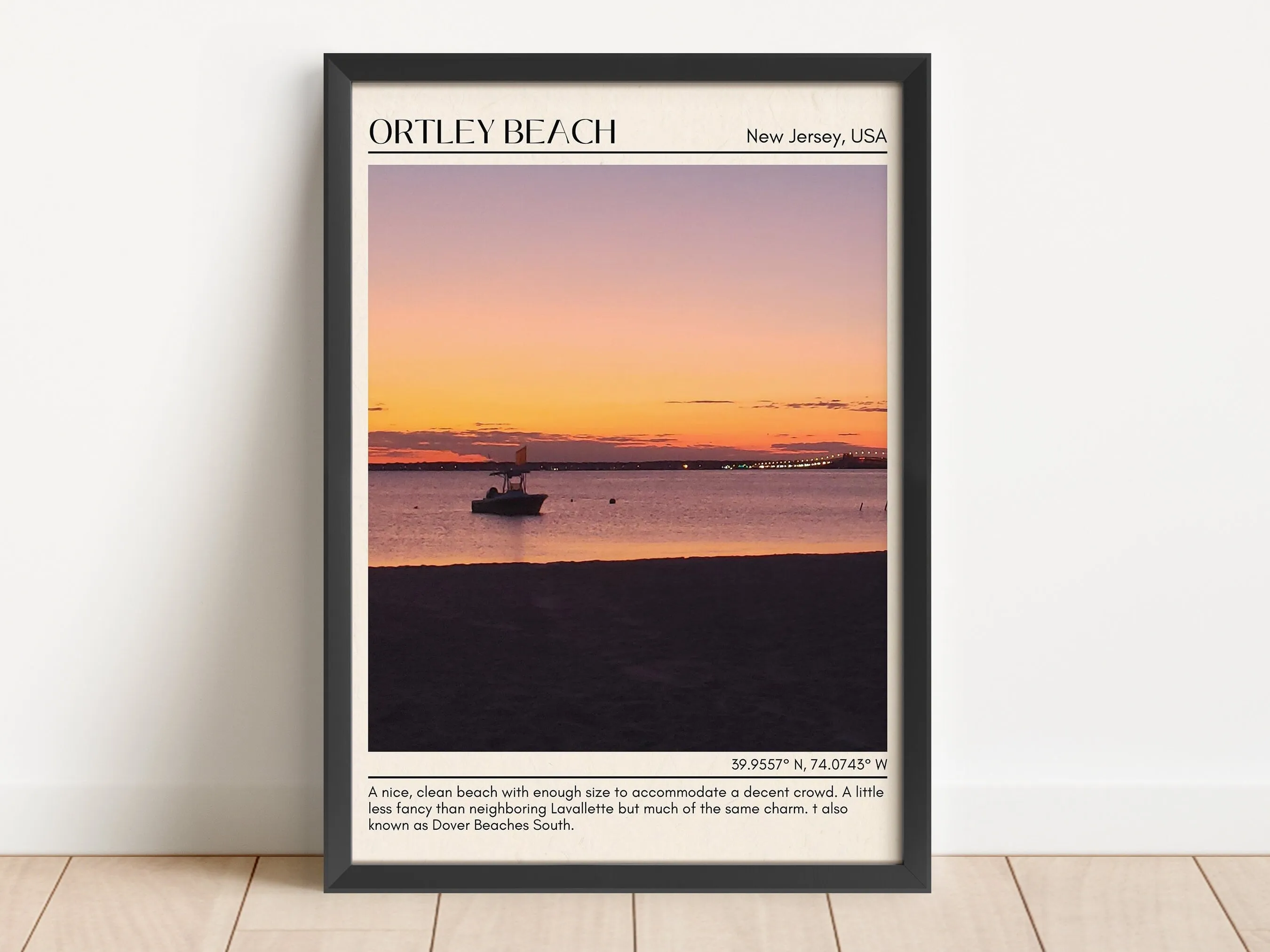 Ortley Beach Wall Canvas, USA