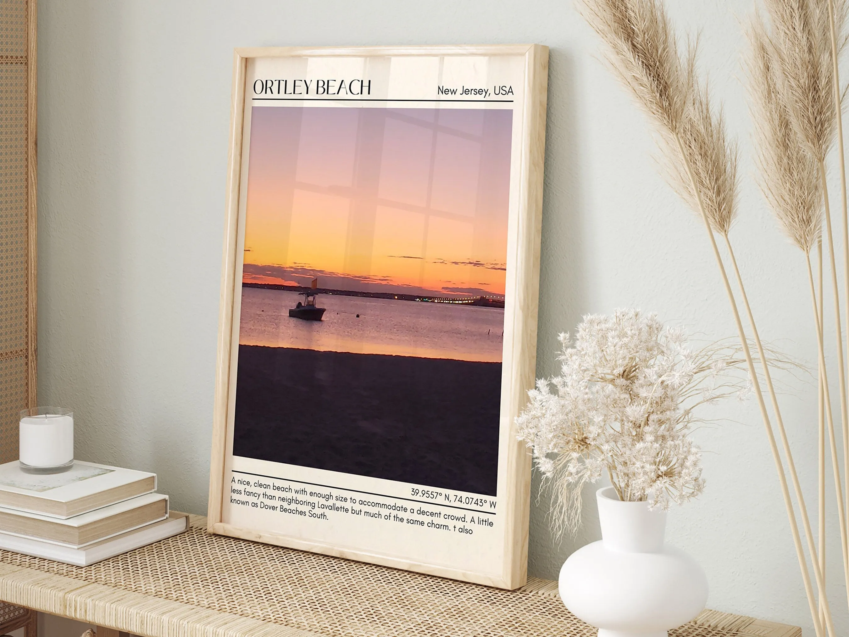 Ortley Beach Wall Canvas, USA