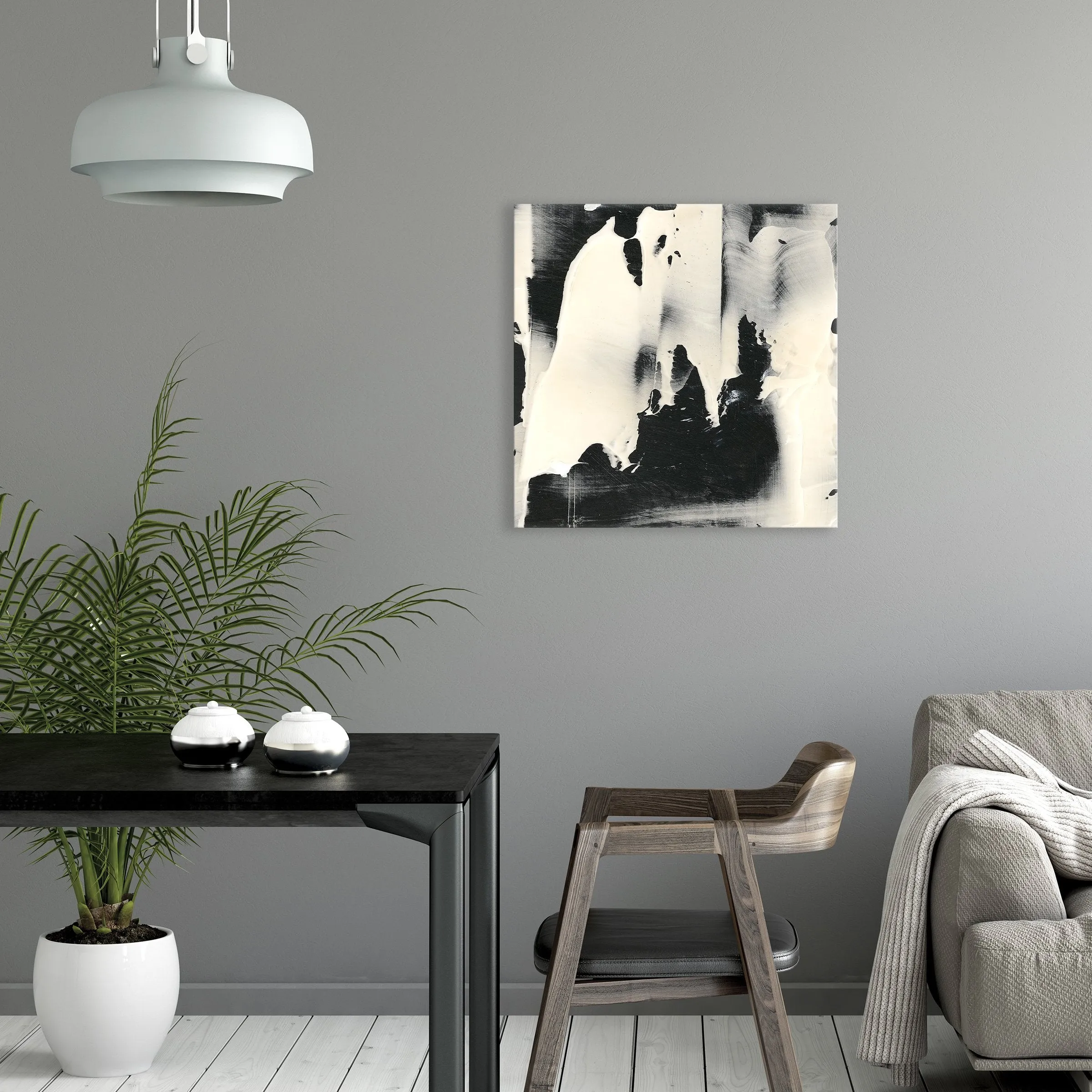 Overlap in Black and White by Victor Ryan