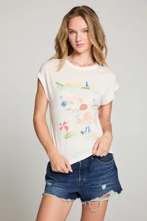 Painterly St Tropez Tee