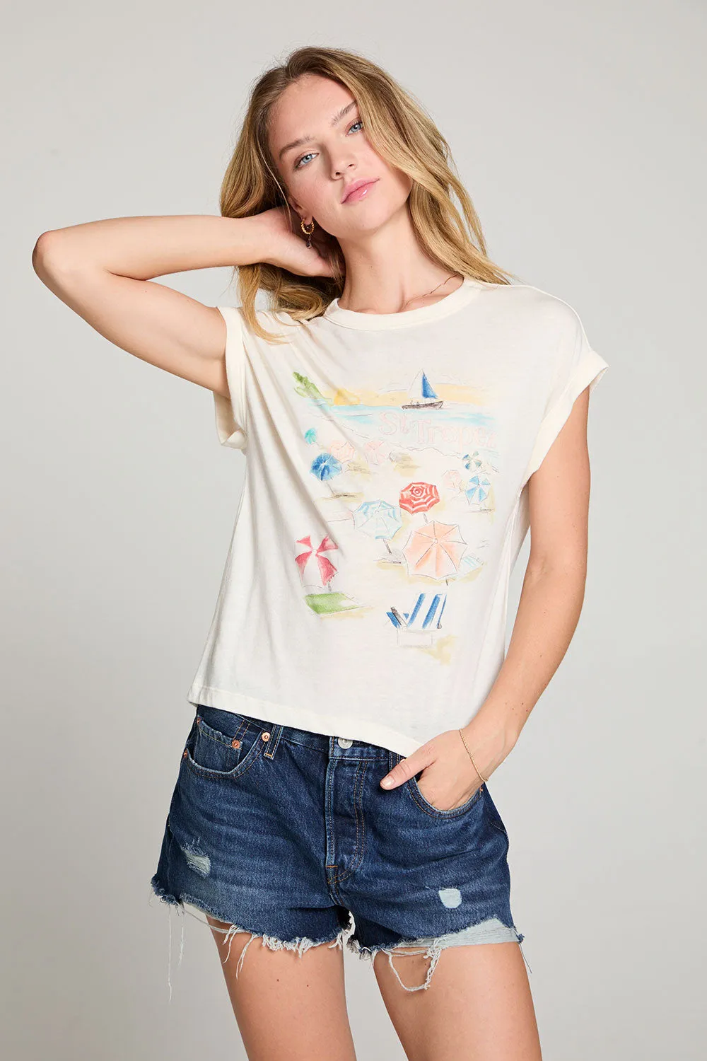 Painterly St Tropez Tee