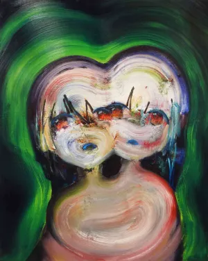 Painting by Yoshiro Kawakami  : "Good friends" - 73×91cm