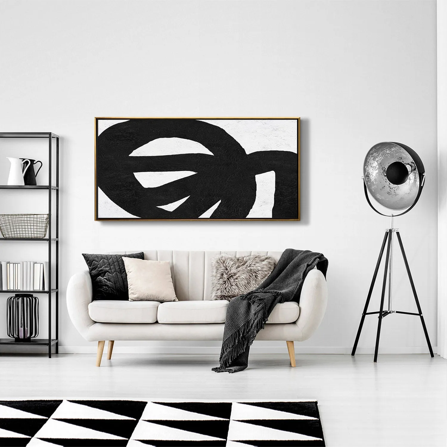 Panoramic Minimalist Painting J147N