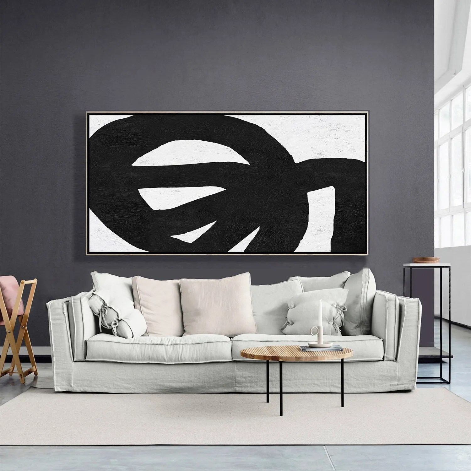 Panoramic Minimalist Painting J147N