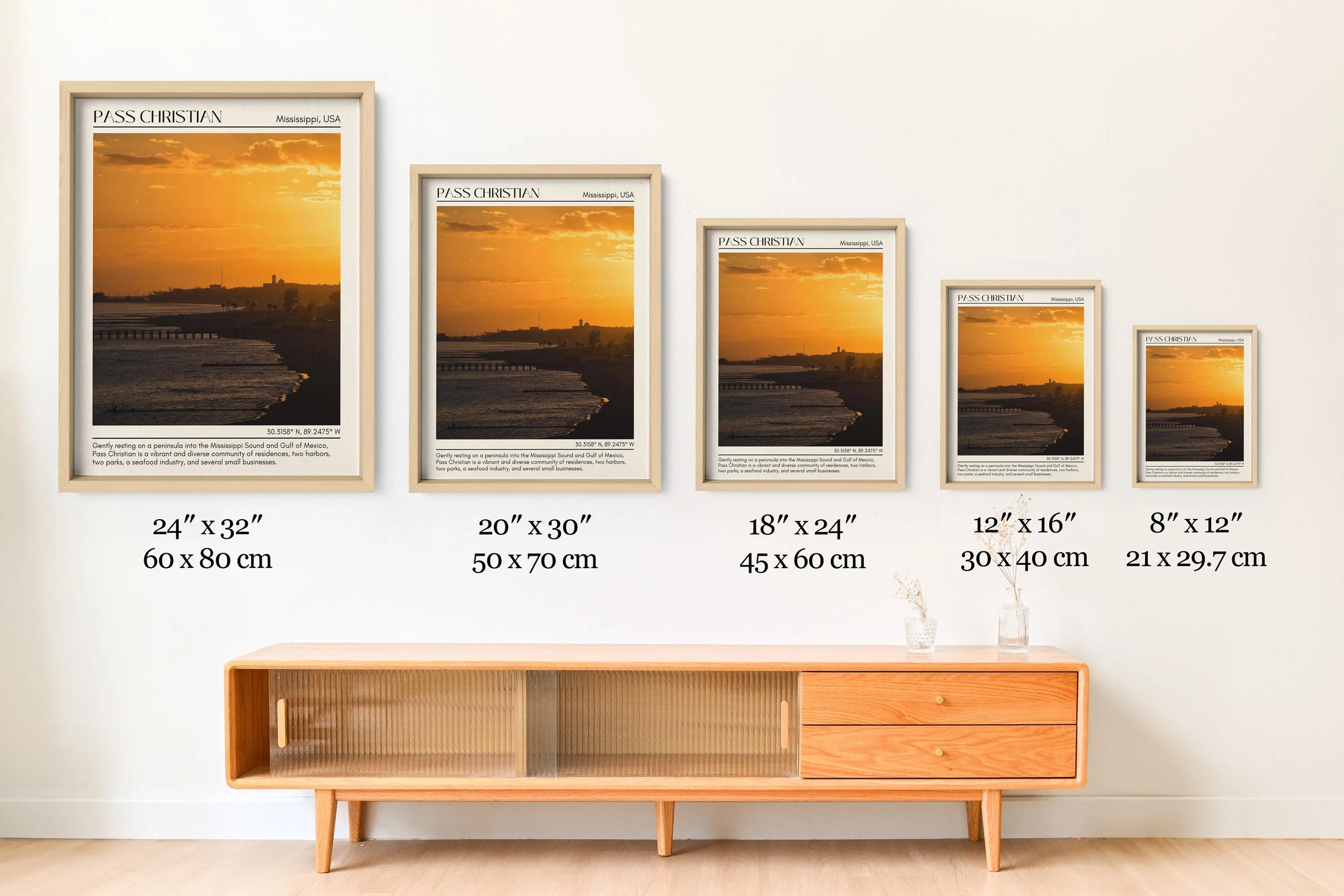 Pass Christian Wall Canvas, USA