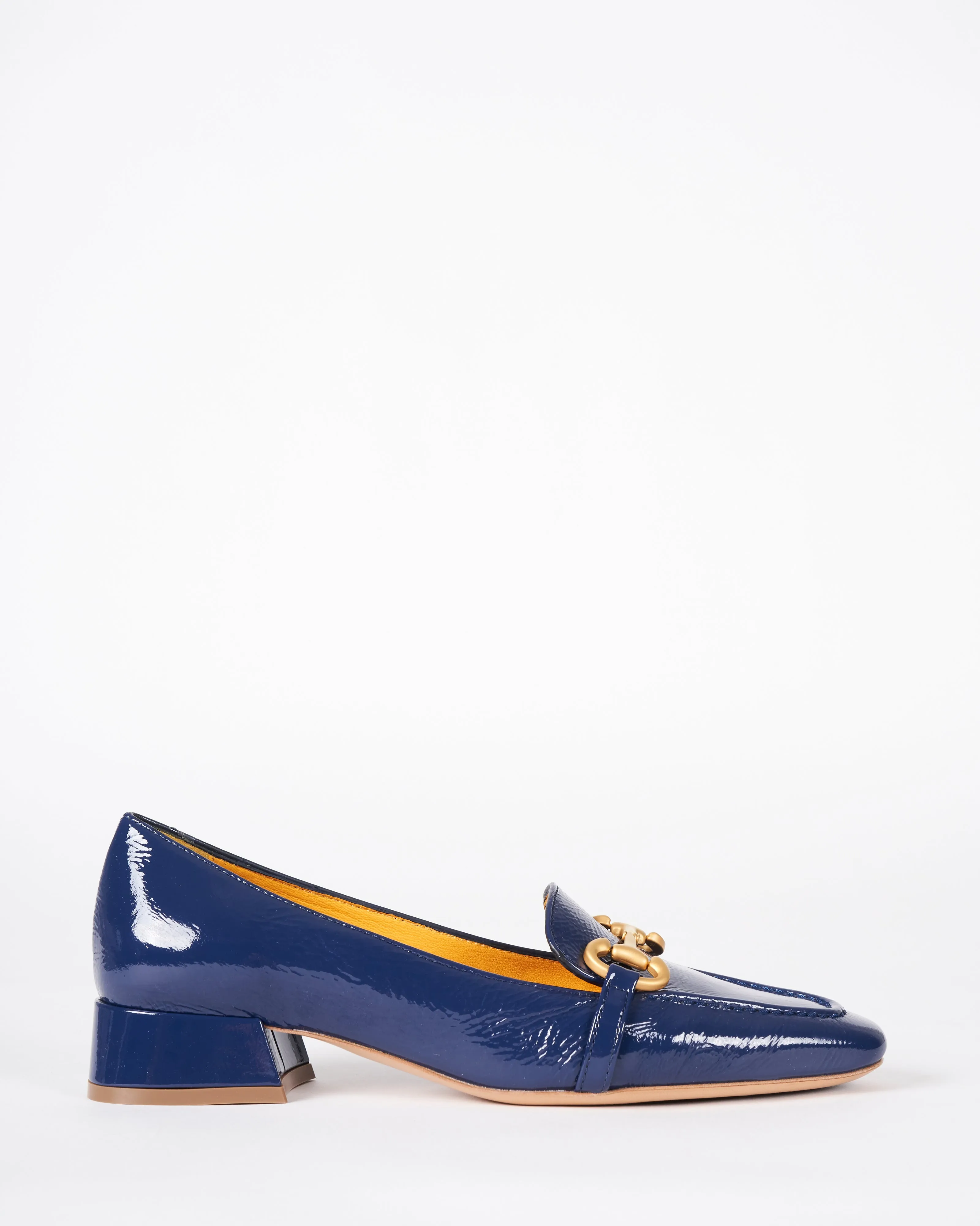 patent leather loafer w/ bit - naplak oceano